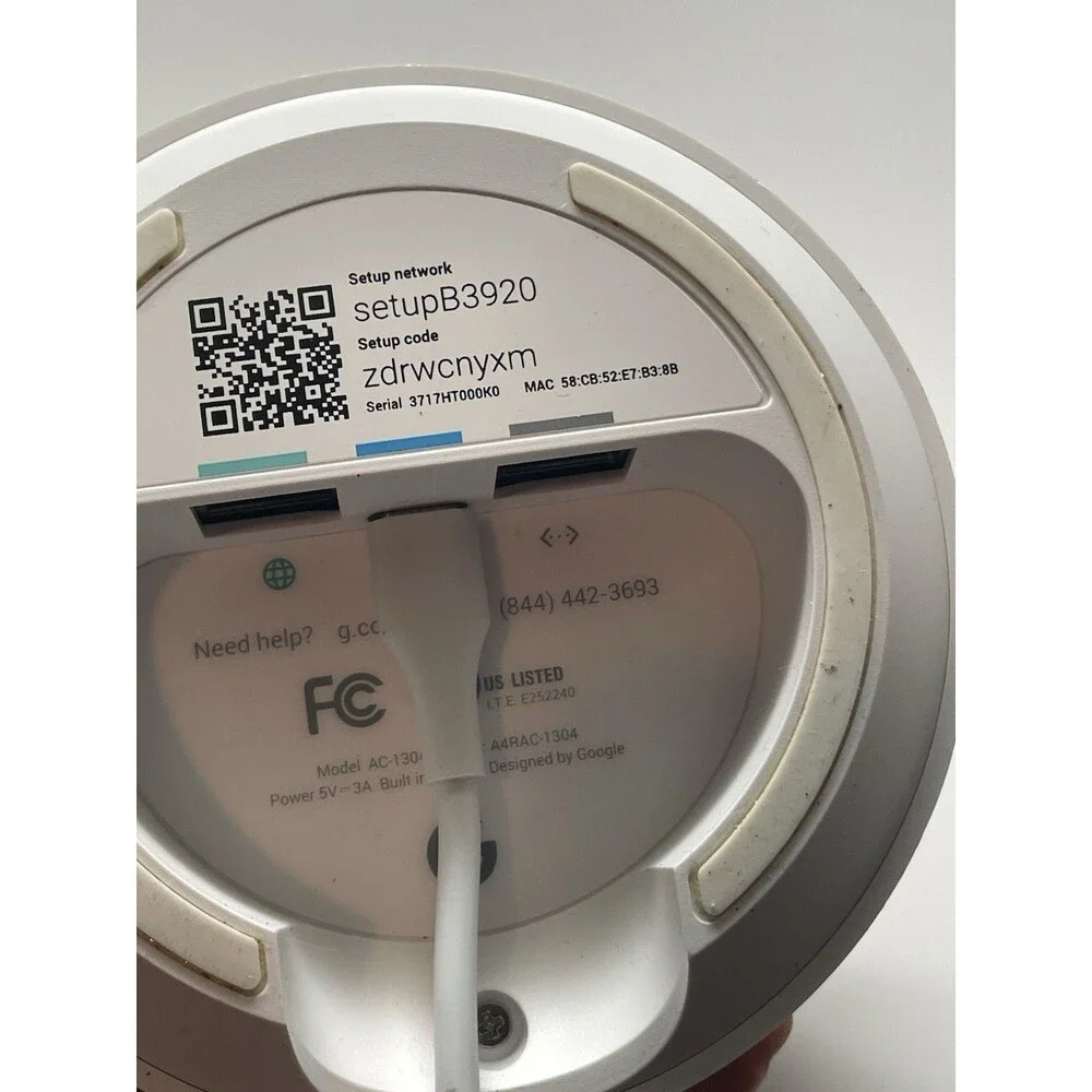 3 pack Used Google Wifi Model AC-1304 Whole Home Mesh Wi-Fi System